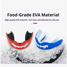 1 Box Football Basketball Rugby MMA Mouth Guard (Mouthpiece, EVA Material), Wear-Resistant, Shock-Absorbing, 30% Enhanced Sports Protection, Essential For Boxing Taekwondo, Combat Sports Protective Gear, Suitable For Teenagers And Adults - Multicolor - View 5
