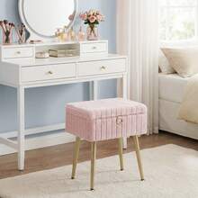Storage Benches & Ottomans - White - View 2