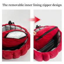 Foldable Pumpkin Pet Car Seat, Travel Safety Protection Pet Bed, Indoor/Outdoor Cat & Dog Bed - Multicolor - View 7