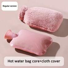 Autumn/Winter Warm Hand Warmer Bag, 2000ML/1000ML Size, Pink/Grey Optional - Multicolor - View 9
