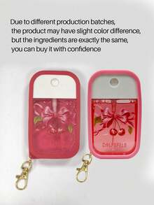 1pc 50ml Empty Refillable Fine Mist Spray Bottle With Silicone Sleeve And Keychain, Portable Travel Liquid Container, Leak-Proof Hand Sanitizer & Cosmetic Storage Bottle (Note: Bottle Only, Liquid Not Included) - Multicolor - View 10