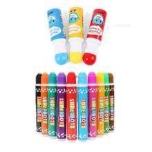 10 Colors Dot Graffiti Pens, Fine Tip Pens, Children's Stationery Art Painting Tools, Watercolor Pens Gift, Back To School Welcome Gift, Christmas Holiday, Birthday, Party Reward Gift - Multicolor - View 10