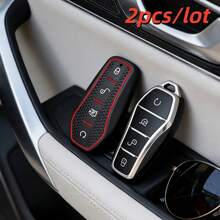 2pcs ,Car Key Case Covers For BYD Qin Plusdmi Atto 3 EV Dolphin Durable Car Accessories - Multicolor - View 2