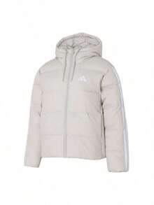 Adidas Women's Down Jacket W ESS 3S P D HO Lightweight Comfortable Daily Outdoor Soft Jacket KH3979 - Miracle Alumina Brown - View 1