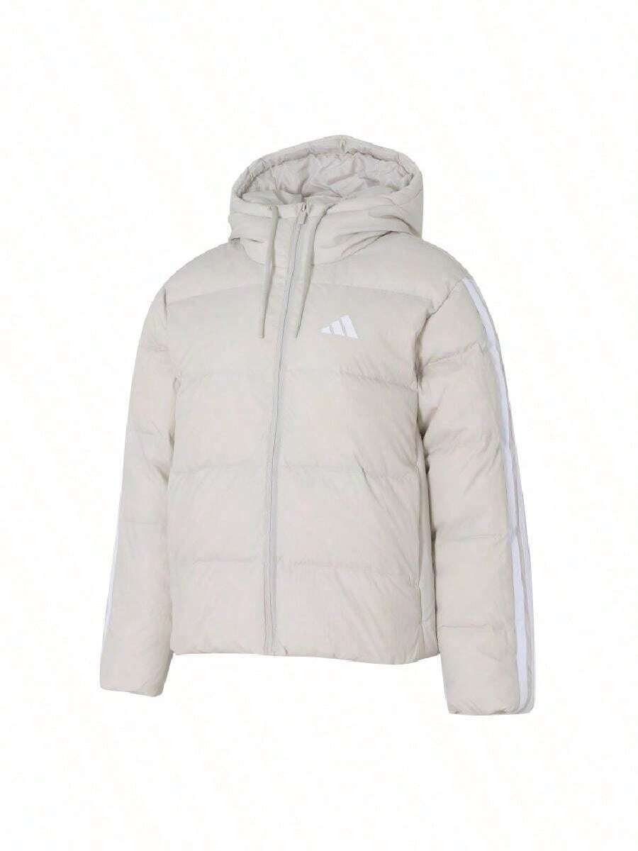 Adidas Women's Down Jacket W ESS 3S P D HO Lightweight Comfortable Daily Outdoor Soft Jacket KH3979 - Miracle Alumina Brown - View 1