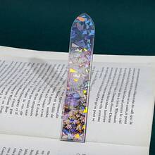 Transparent Painted Acrylic Bookmarks With Four-Season Scenery Theme, Creative Reading Decorative Accessories Featuring Four-Season Scenery Patterns, Elegant Literary Gifts For Book Lovers, Art Enthusiasts And Female Readers, Presents For Festivals - One Size - View 8