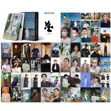 Hot Selling 55pcs Bulletproof Laser Cards PlaceWrong Celebrity Merchandise Kim Namjoon LOMO Collection Cards - Suitable For Collecting Photo Cards, Stickers, High-Definition Collection Grade Photo Cards, Fan Collection - Katseye Light Stick, Straykid, Photocard, K Pop, Katseye Photo Card - Multicolor - View 3