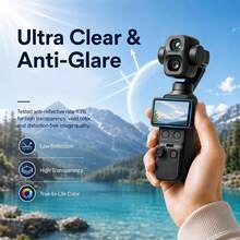 For OSMO Pocket 4P / XTRA Muse 2 Pro PULUZ 9H 2.5D HD Tempered Glass Lens Protector + Screen Film (Transparent) - View 6