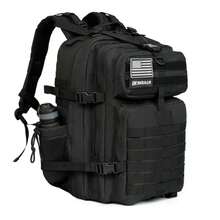 SEYATULLH Ransel Taktis 45L, Tas Olahraga Luar Ruangan, Hiking, Panjat Tebing, Berkemah dengan Kantong Botol - MultiWarna - View 30