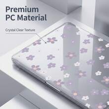 1pc Transparent Crystal Shockproof Protective Case, Compatible With MacBook/Matebook, Fully Transparent Hard PC Material, With Ventilation Holes, Snug Fit For Laptop Shell, Suitable For 13 Neo/13.3 Air/13.3 Pro/13.6Air/14.2 Pro/15Air/16.2Pro/D16/14 Ultra - View 7