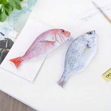 Creative Realistic Fish Pencil Case Personalized Unisex Student Pencil Box Salted Fish Pencil Bag Storage Bag - B6 - View 9