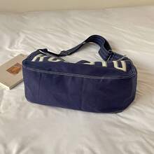 New Large Capacity Multi-Color Letter Pattern Shoulder Bag For Traveling, Playing, Daily Commuting, Versatile Leisure Bag - Multicolor - View 6