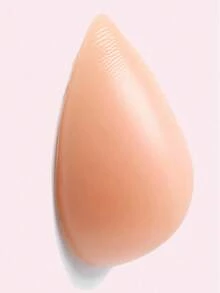 1pc Silicone Breast Prosthesis Bra Insert, Invisible Push-Up Bra Pad, Hand Washable, Reusable, Skin-Tone Artificial Silicone Breast Enhancer Pad For Bra, Wedding Dress, Swimsuit, Summer, Holiday, Halloween, Travel, Sexy Carnival, Thickened Bra Insert Pad - Apricot - View 2