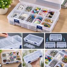 1pc Plastic Divided Storage Box Transparent Fishing Tackle Box Waterproof Compartment Storage Box DIY Craft Storage Box - Multicolor - View 8