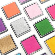 1/2/20pcs Mixed Color Ink Pads, Washable, High Aesthetic, Compact And Portable, Suitable For Crafts, Scrapbooking And Various Activities, Vibrant Colors, Perfect For DIY Handmade, Art Projects, Back To School Stationery, Fun Holiday Gifts, Creative Ink Pads - Multi-color - View 2