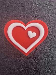 20PCS Sweet Love Heartbeat Shoe Charms, Romantic Heart Shapes, Decor For Shoes & Bags - Multicolor - View 8