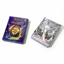 The Secrets Of Wand Wood Oracle Cards Fortune-Telling Prophecy Oracle Cards Playing Cards Games - White - View 2