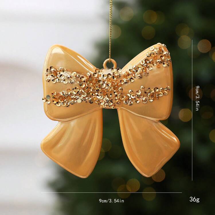 Gold Christmas Decorations, Holiday Hanging Ornaments And Tabletop Decor, Creative Holiday Scene Props - Motorcycle - Santa Claus - View 8