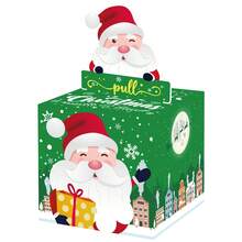 Kotak Hadiah Tarik Uang Bertema Natal, Ideal untuk Pesta Natal & Hadiah Liburan - MultiWarna - View 10