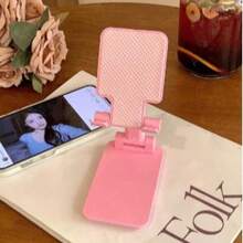 1pc Foldable Desktop Phone Stand, Adjustable Height, Portable Phone Holder, Essential For Women Travel And Kitchen, Suitable For All Phones, Halloween Decoration Halloween Phone Stand, Phone Stand Desktop Accessory - Multicolor - View 2