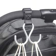 Baby Stroller Hooks Double Hooks Stroller Accessories Solid Color Stroller Accessories Bicycle - Multicolor - View 1