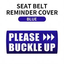 1pc PU Leather Car Seat Belt Shoulder Cover, PLEASE BUCKLE UP Letter Print Universal Safety Belt Pad, Anti-Friction Seatbelt Protector, Car Interior Decor Accessories - A234 - View 16