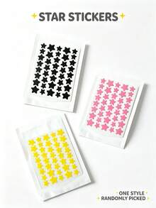 Cute Star Face Stickers Suitable For Music Festivals And Parties - Multicolor - View 10