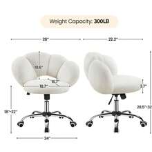 Home Office Chairs - White - View 4