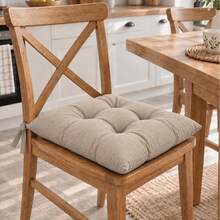 6 Pcs Comfortable Indoor & Outdoor Seat Pads For Kitchen, Dining, Garden, Balcony & Patio Chairs In Turkey - Apricot - View 6
