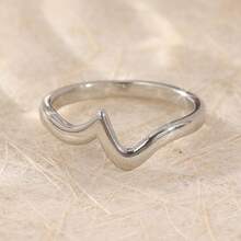 3pcs Set High-End Bohemian Style Rings, Unique Engagement & Wedding Rings For Women - Silver - View 2