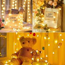 1pc LED Bulb String Lights, USB & Battery Dual Power Decorative Christmas Lights, Party Atmosphere Lights, Suitable For Home Room, Camping, Party, Wedding, Patio, Valentine's Day, Christmas Tree Decoration - Warm White - View 6