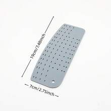 1/2pcs Multi-Size Acrylic Sewing Marking Tool, Used For Marking Stitch Line Position And Threading, Equipped With Universal Curved Edge, Straight Edge And Double Corner Curved Design, Suitable For Marking And Ironing Of Pant Legs, Hems - Multicolor - View 12