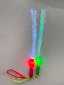 Creative Novelty Glowing Fiber Optic Wand, LED Flashing Fairy Stick, Suitable For Concerts, Festivals, Parties, Atmosphere Cheering Props, Multi-Color Ambient Light Stick - Fiber Optic Rod - View 11