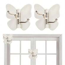 8/4//1pc White Rotatable Butterfly Triple Adhesive Wall Hook - Butterfly Rotating Adhesive Storage Rack - No-Drill Wall Hook - Suitable For Entryway, Shower, Bathroom, Apartment, Dorm, Bedroom, Kitchen, Multi-Function Hook - Multicolor - View 5