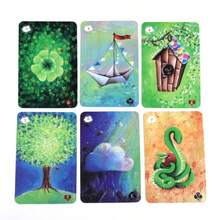 Permainan Kartu Tarot Dek Oracle Lenormand Tanis - Putih - View 4