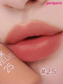 Too Cool for School K-Beauty Peripera Ink Velvet Liquid Lipstick + Matte Contour Palette, High Pigment, Long Lasting, Velvet Matte, Includes Brush And Mirror, Korean Makeup Set - Lip & Contour Glow Set - View 3