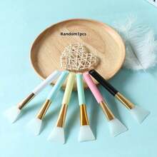 2pcs Soft Silicone Mask Applicator Brush, Silicone Mud Mask Brush, Mud Stirring Brush, Beauty Salon Makeup Tools, Suitable For Beginners - Multicolor - View 13