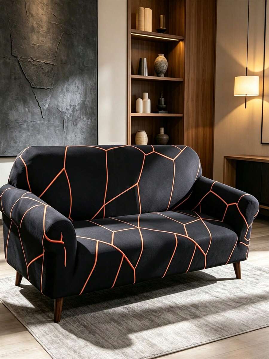 1pc Full Coverage Sofa Cover, Sectional Sofa Slipcover, Sofa Protector Cover, Sofa Cover Cloth, Sofa Slipcover, Sofa Cover Set, Sofa Cover For Old Sofa, One-Piece Sofa Cover, Soft Fabric, Suitable For Living Room, Dining Room, Bedroom, Home Decor