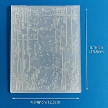 Embossing Plates, Wall Tiles, Wood Grain, Multiple Pattern Embossing Templates, Plastic Texture Mats, Suitable For Greeting Card Making, Scrapbooking, DIY Paper Crafts - Embossed Wall Tiles - View 16