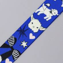 1 Piece Cute Cartoon Lamb Print Lanyard ID Card Holder, Blue Sheep Badge Cover, Neck Strap For Student Office Work, Lovely Gift - Multicolor - View 8