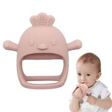 Mainan Gigit Bayi Bentuk Anak Ayam, Mainan Gigit Genggam, Mainan Gigit Bentuk Sarung Tangan yang Mudah Dipegang, Cocok untuk Bayi Usia 0+ Bulan - MultiWarna - View 15