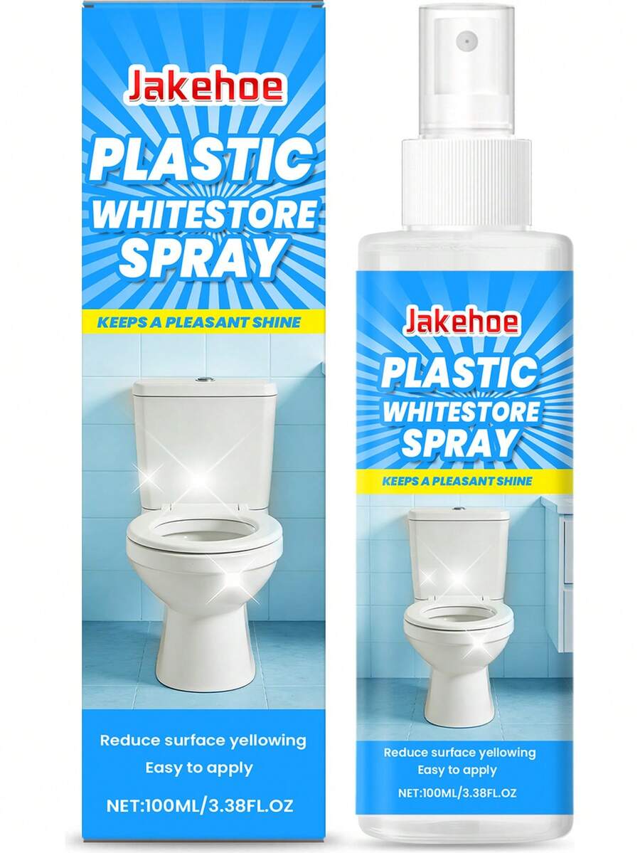 Jakehoe Plastic Cleaning Spray, Suitable For Air Conditioner, Refrigerator, Toilet And Multi-Scenario Surface Refurbishment And Maintenance Agent - Multicolor - View 1