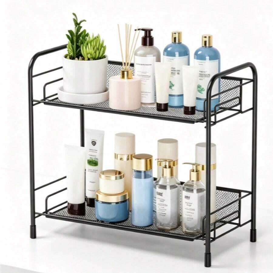 Large Multi-Functional 3-Tier Detachable Storage Rack - Multicolor - View 1