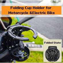 1pc New Electric Bike Cycling Water Bottle Holder, Bicycle Delivery Riding Guard Bar Water Bottle Rack, Universal Fixed Beverage Holder - Multicolor - View 1