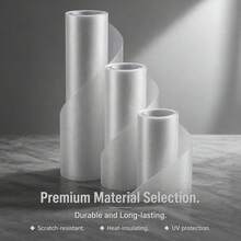 Frosted Privacy Glass Film, Static Adhesion, Heat Insulation & UV Protection, Suitable For Bathroom - Pure Frosted - View 8