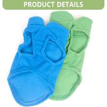 (Blue)Winter Warm Dog Cat Sweater, Thick Fleece Pet Vest Coat, Soft Cozy Puppy Kitten Clothes For Small Dogs Girls Boys, Pullover Apparel For Chihuahua, French Bulldog, Dachshund. - Blue - View 6