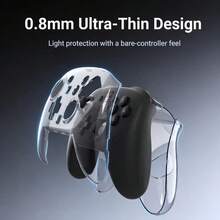 AOLION For Switch2 Pro Game Controller Crystal Protective Case NS2 PRO Game Controller Transparent Full-Cover Protective Case - View 2