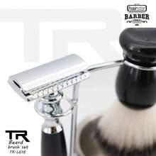 Kit Navajin y Brocha Para Aferta barberia - Aceite para barba + peine para barba - Ver 4