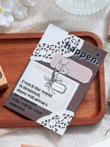 1 Buah Stempel Kayu Bermotif Vintage, Dengan Desain Bunga, Rumah, dan Rambu Jalan, Untuk Buku Panduan DIY, Dekorasi Scrapbooking, Atau Sebagai Hadiah untuk Teman - Sepotong Tunggal - View 11