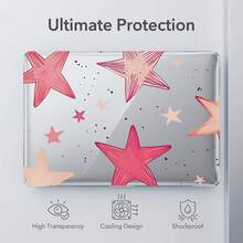 1-Piece Clear Crystal Shockproof Protective Case For MacBook/Matebook,Full Transparent Hard PC Cover With Cooling Vents,Snug Fit Laptop Shell,Compatible With 13 Neo/13.3 Air/13.3 Pro/13.6Air/14.2 Pro/15Air/16.2Pro/D16/14 Ultra - View 2